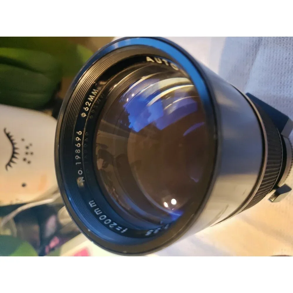 Auto Tamron 1:3.5 f=200mm No.198696 Camera Focal Lens for Pentax Made in Japan